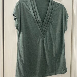 SHEIN green/grayish short sleeve casual top